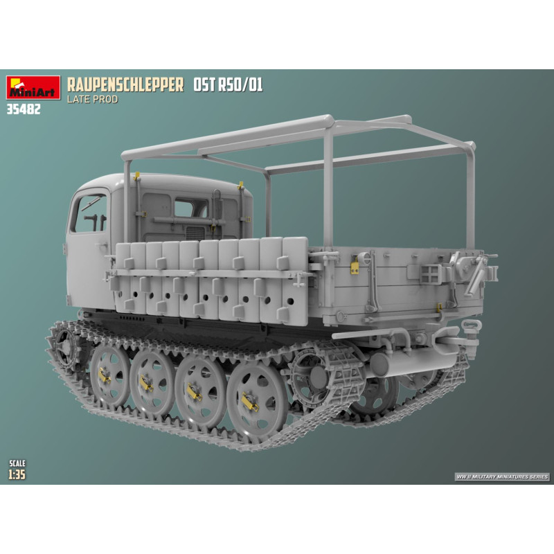 Raupenschlepper OST RSO/01, late prod, 4 versions - MiniArt 35482 - 1/35