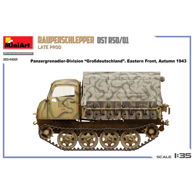 Raupenschlepper OST RSO/01, late prod, 4 versions - MiniArt 35482 - 1/35
