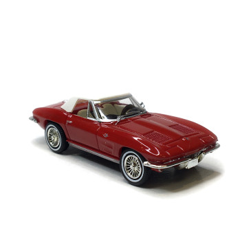 Chevrolet Corvette C2, cabriolet, rouge, 1962 - BREKINA 18026 - HO 1/87