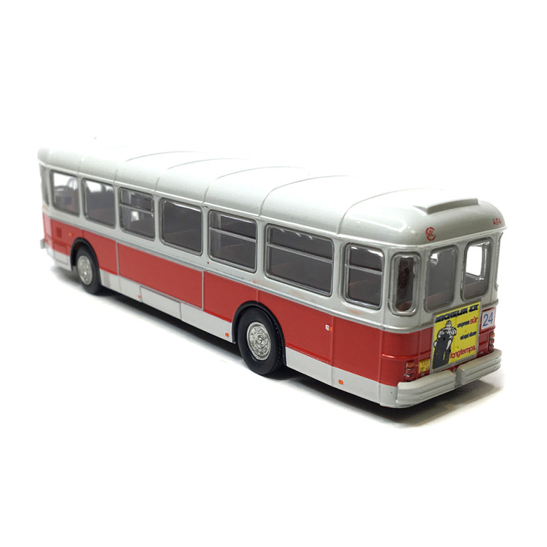 Autobus Saviem SC10, 0-4-4, Nantes, C.NT.C., ligne 24, 1965 - SAI 4384 - HO 1/87