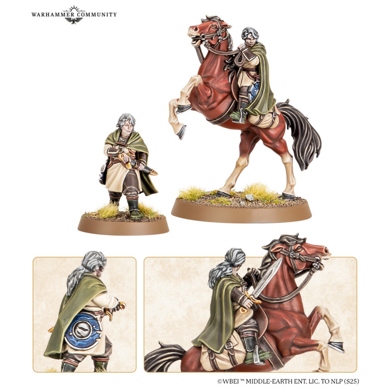 The Lord of the Rings - the War of the Rohirrim, Fréaláf Hildeson, Olwyn & Lief, Héros du Roghan - WARHAMMER 30-99