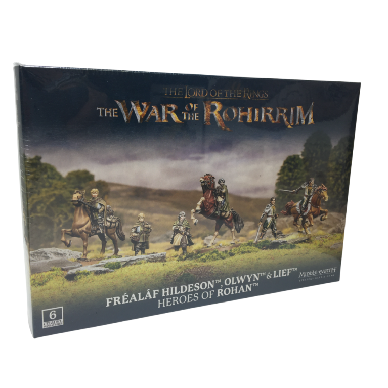 The Lord of the Rings - the War of the Rohirrim, Fréaláf Hildeson, Olwyn & Lief, Héros du Roghan - WARHAMMER 30-99