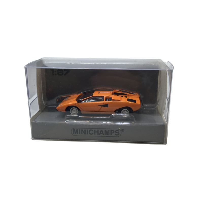 Lamborghini countach LP 400, orange, 1974 - Minichamps 870103124 - 1/87