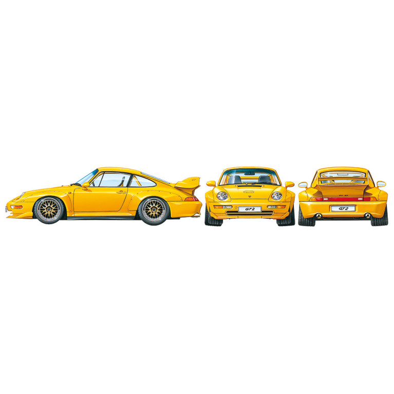 Porsche 911 GT2, version route, club sport - TAMIYA 24247 - 1/24