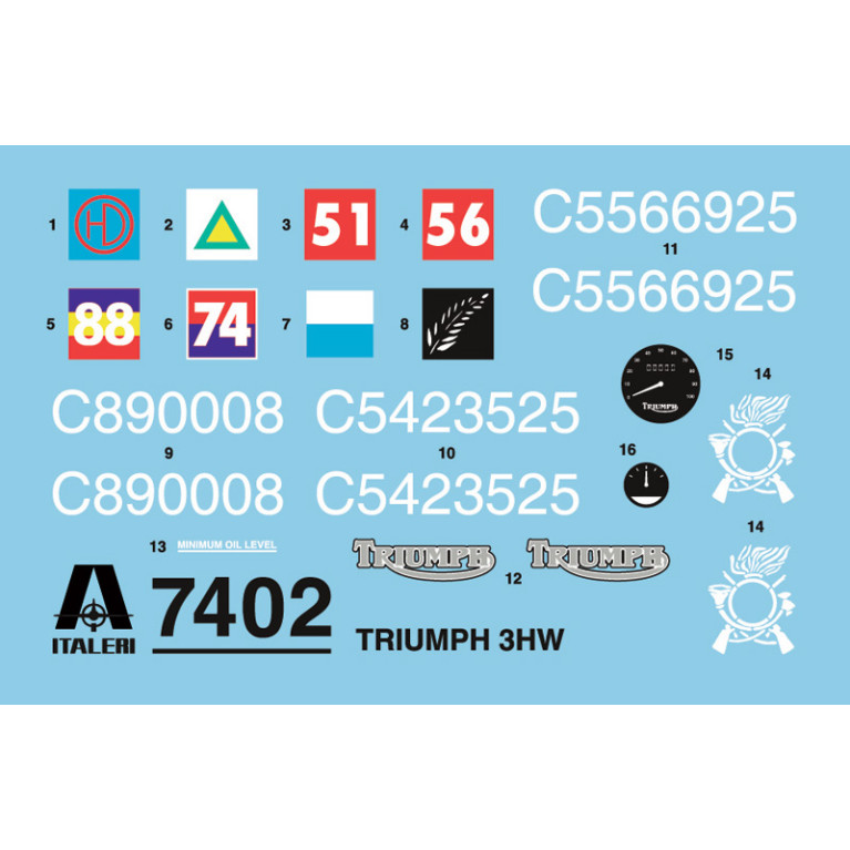 Triumph 3HW - ITALERI 7402 - 1/9