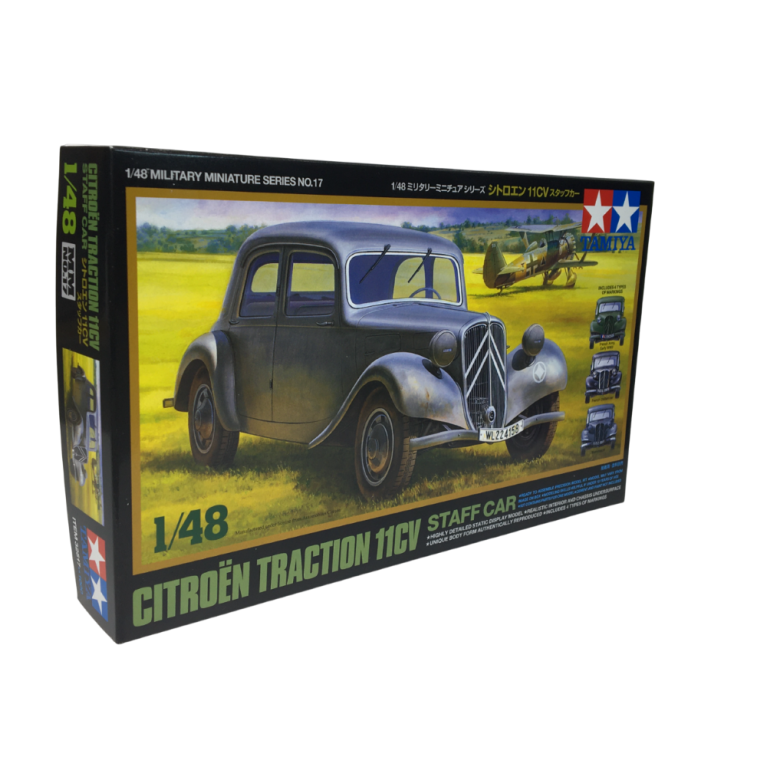 Citroën traction 11CV, voiture du staff - TAMIYA 32517 - 1/48