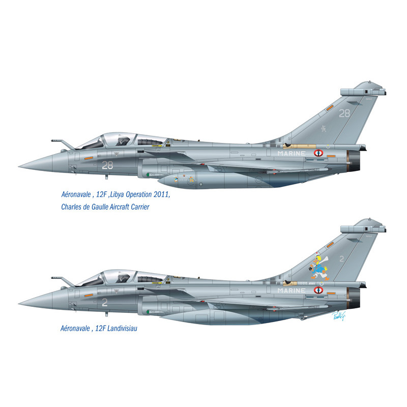Rafale M Opérations Extérieures 2011 - ITALERI 1319 - 1/72