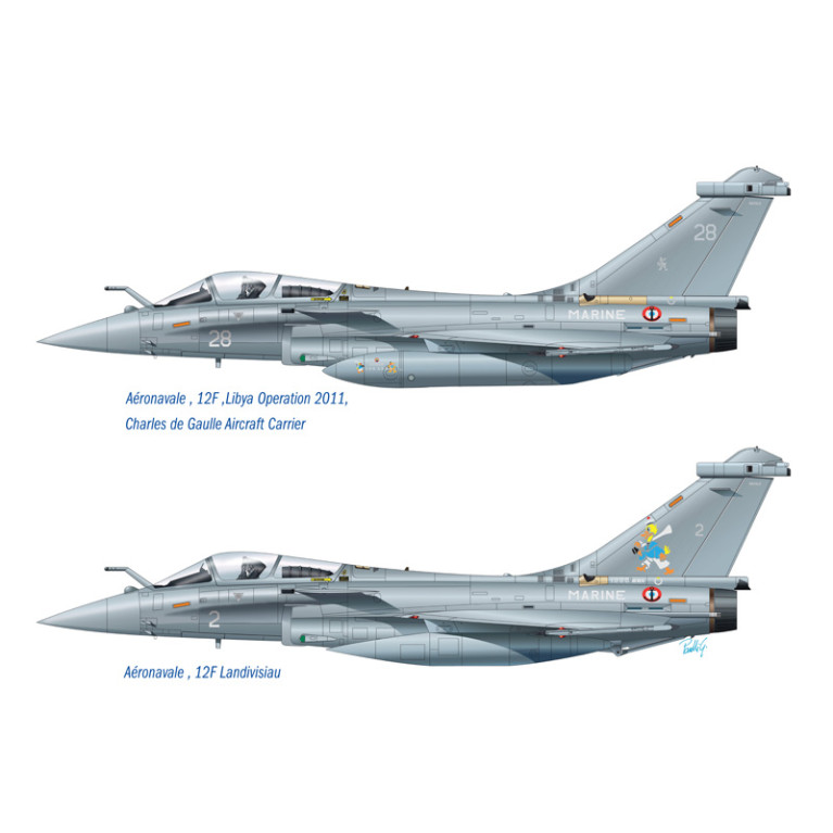 Rafale M Opérations Extérieures 2011 - ITALERI 1319 - 1/72