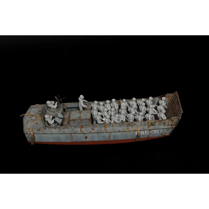 LCVP avec l'infanterie américaine , série D-DAY - Normandie 1944 - ITALERI 6524 - 1/35
