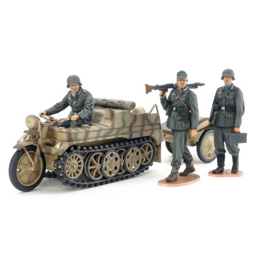 Allemand Sd.Kfz.2 Kettenkraftrad (mi-production) - TAMIYA 35377 - 1/35