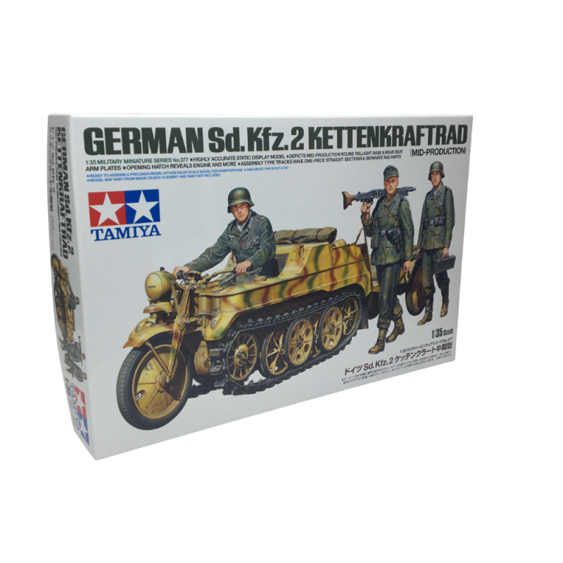 Allemand Sd.Kfz.2 Kettenkraftrad (mi-production) - TAMIYA 35377 - 1/35