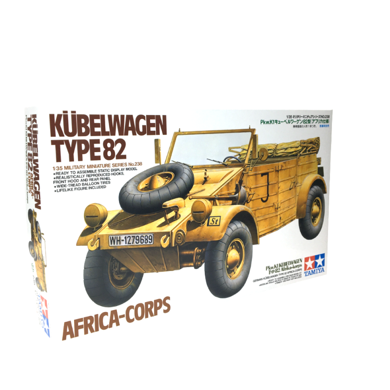 Allemand Kubelwagen Type 82 Africa corps - TAMIYA 35238 - 1/35