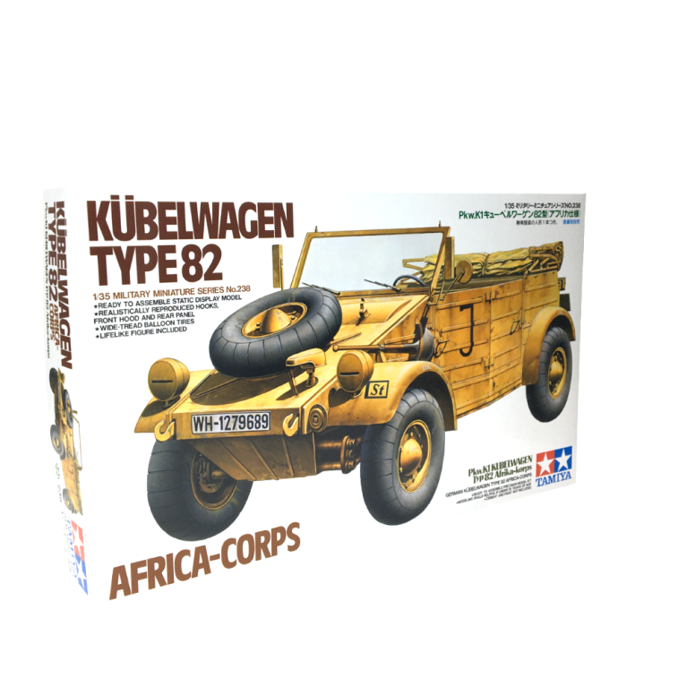 Allemand Kubelwagen Type 82 Africa corps - TAMIYA 35238 - 1/35