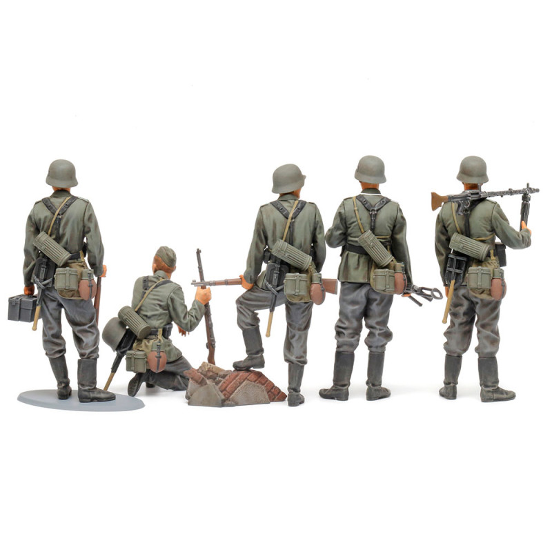 Coffret d'infanterie allemande, milieu 2nd Guerre mondiale - TAMIYA 35371 - 1/35