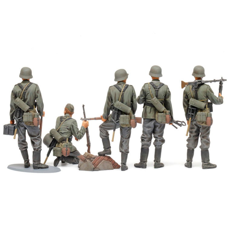 Coffret d'infanterie allemande, milieu 2nd Guerre mondiale - TAMIYA 35371 - 1/35