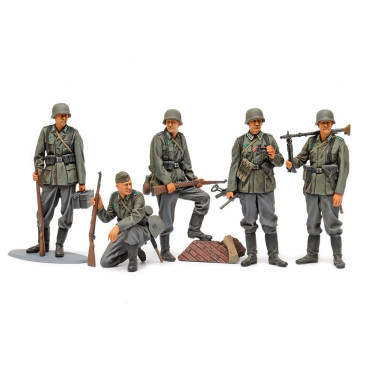 Coffret d'infanterie allemande, milieu 2nd Guerre mondiale - TAMIYA 35371 - 1/35
