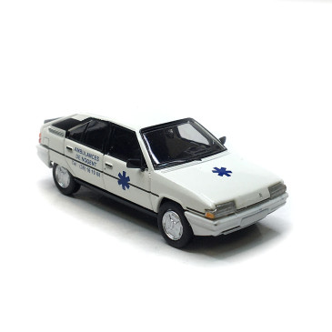 Citroën BX phase 1, VSL, Ambulances de Nogent, 1983 - SAI 6496 - HO 1/87