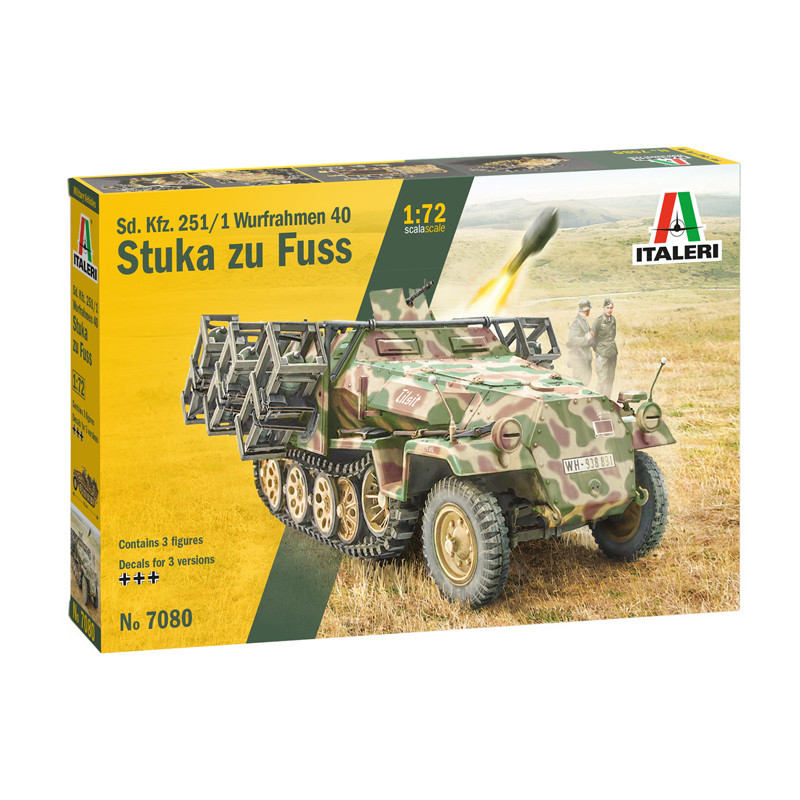 Sd. Kfz. 251/1 Wifrrahmen Stuka zu Fuss - ITALERI 7080 - 1/72