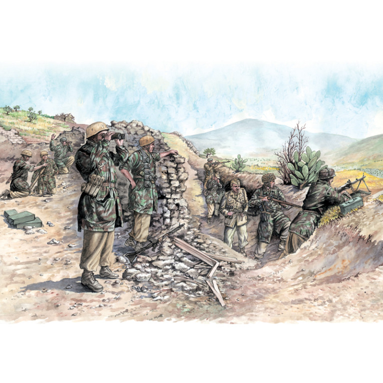 Parachutiste allemand, tropical - ITALERI 6134 - 1/72
