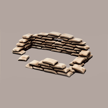 Sacs de sable - ITALERI 0406 - 1/35