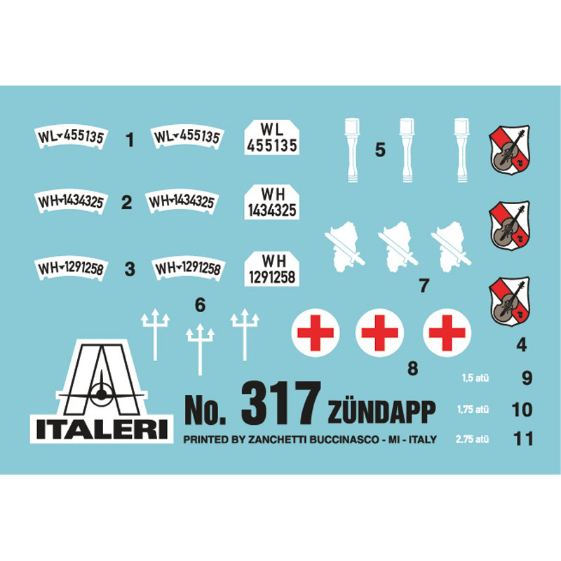 Zundapp KS750 avec side-car - ITALERI 317 - 1/35