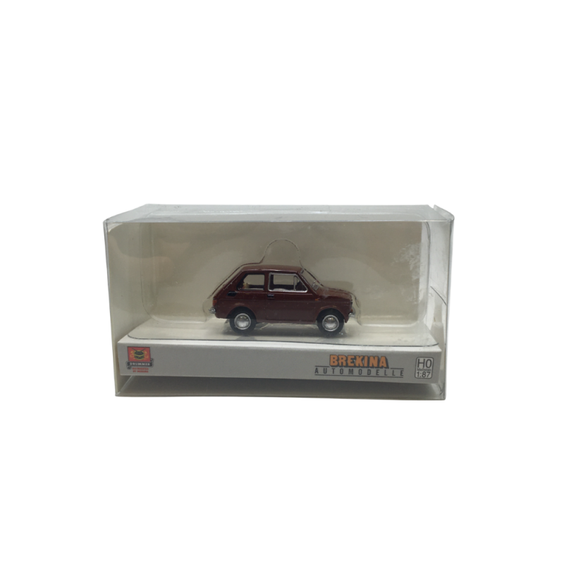 Fiat 126, marron, 1972 - BREKINA 22372 - HO 1/87