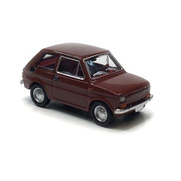 Fiat 126, marron, 1972 - BREKINA 22372 - HO 1/87