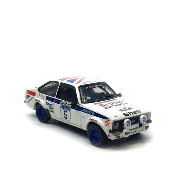 Ford Escort RS 1800, n°5, Rallye RAC Lombard 1977, Björn Waldegard, Hans Thorszelius - BREKINA 19584 - HO 1/87