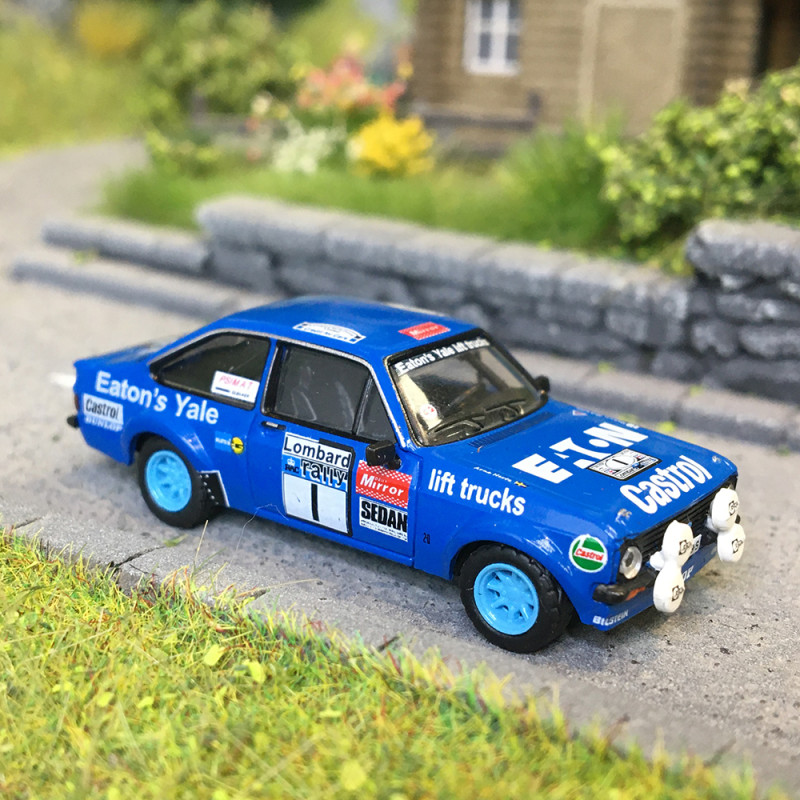 Ford Escort RS 1800, n°1, Rallye RAC Lombard 1979, Hannu Mikkola, Arne Hertez - BREKINA 19586 - HO 1/87