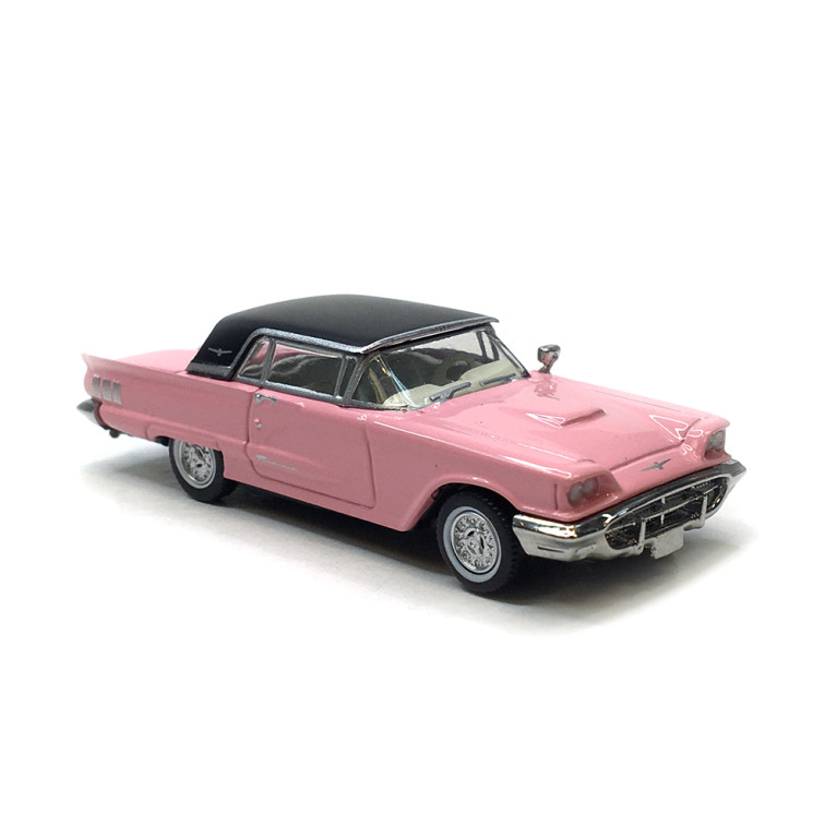 Thunderbird hardtop, rose/noir, 1960 - BREKINA 18202 - HO 1/87