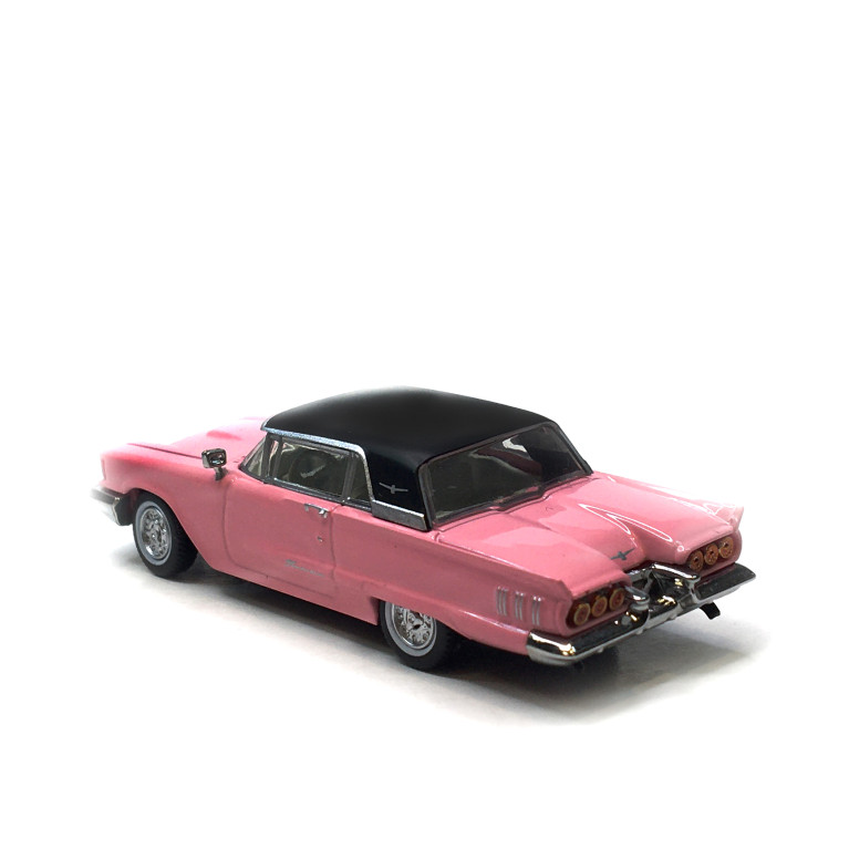Thunderbird hardtop, rose/noir, 1960 - BREKINA 18202 - HO 1/87