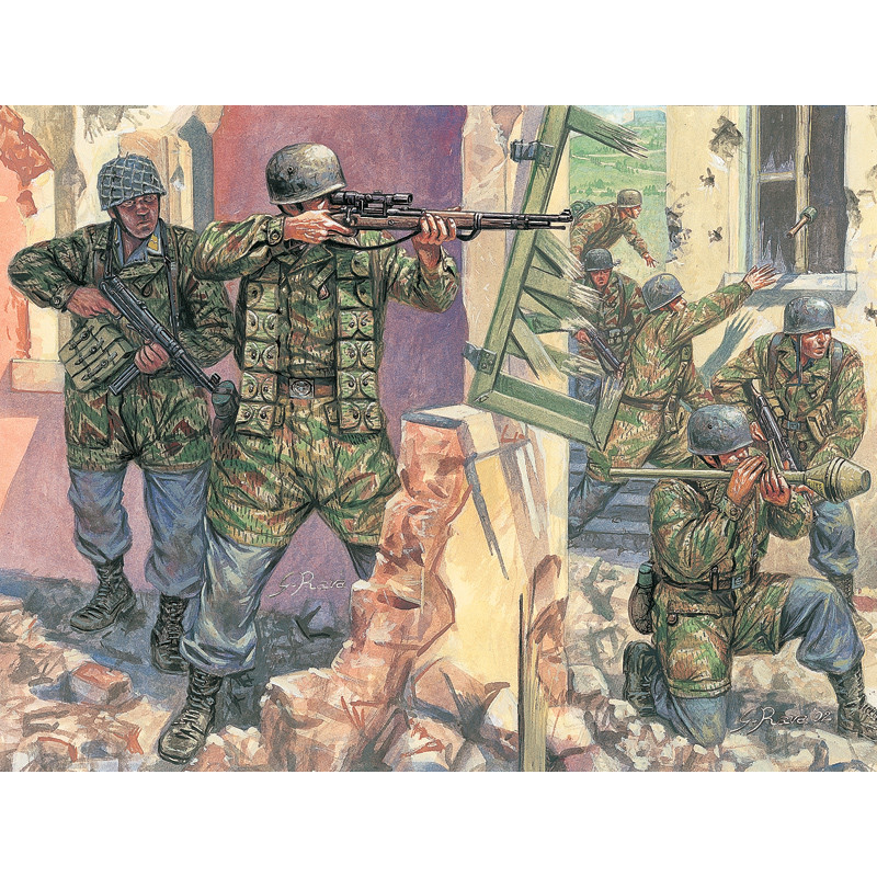 Parachutistes allemands - ITALERI 6045 - 1/72