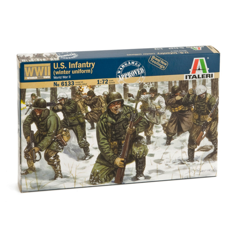 Infanterie américaine, uniforme d'hiver - ITALERI 6133 - 1/72