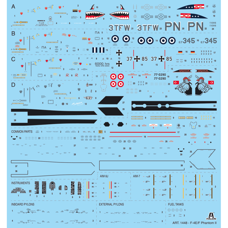 F-4E/F Phantom II - ITALERI 1448 - 1/72