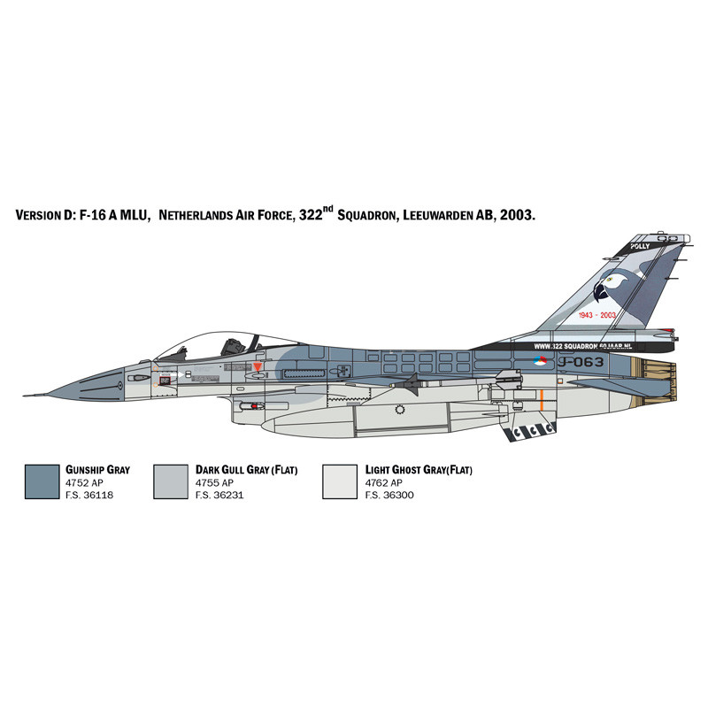 F-16 A Fighting Falcon - ITALERI 2786 - 1/48