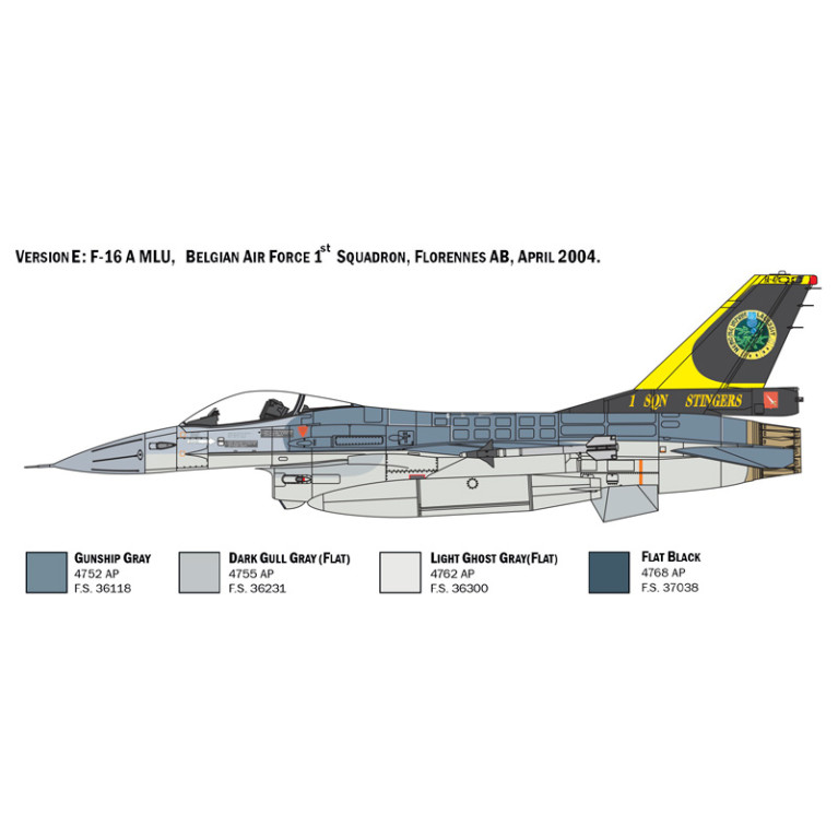 F-16 A Fighting Falcon - ITALERI 2786 - 1/48