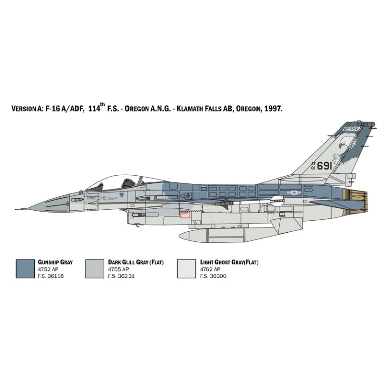 F-16 A Fighting Falcon - ITALERI 2786 - 1/48