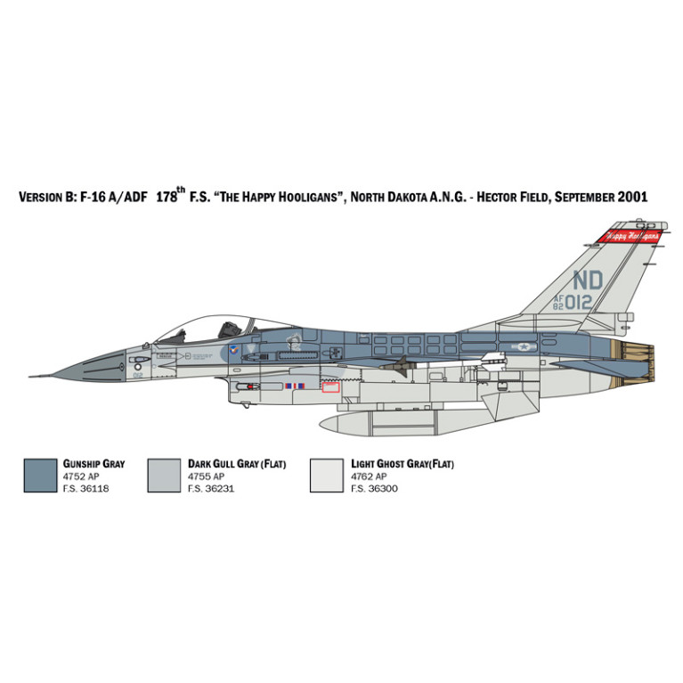 F-16 A Fighting Falcon - ITALERI 2786 - 1/48