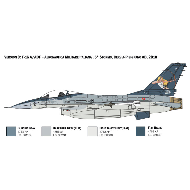 F-16 A Fighting Falcon - ITALERI 2786 - 1/48