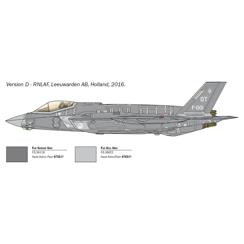 F-35A Lightning II CTOL version - ITALERI 1409 - 1/72