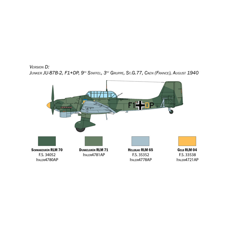 Junkers JU-87B Stuka - ITALERI 2807 - 1/48