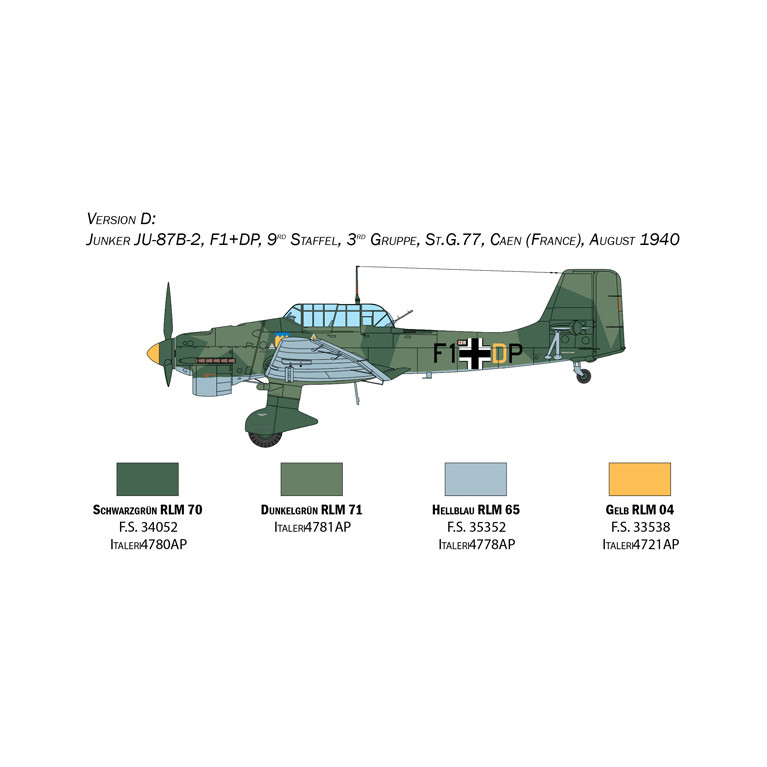 Junkers JU-87B Stuka - ITALERI 2807 - 1/48