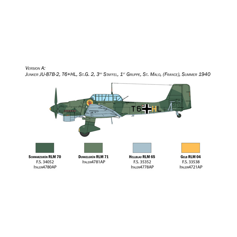 Junkers JU-87B Stuka - ITALERI 2807 - 1/48