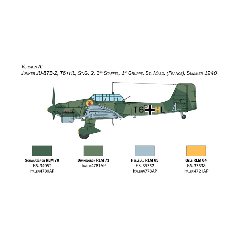 Junkers JU-87B Stuka - ITALERI 2807 - 1/48
