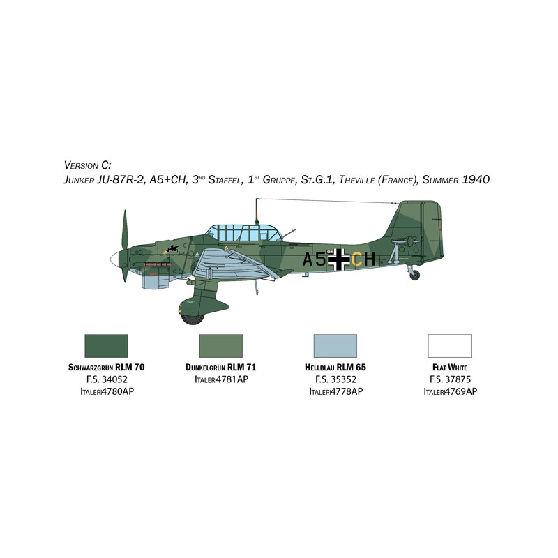 Junkers JU-87B Stuka - ITALERI 2807 - 1/48