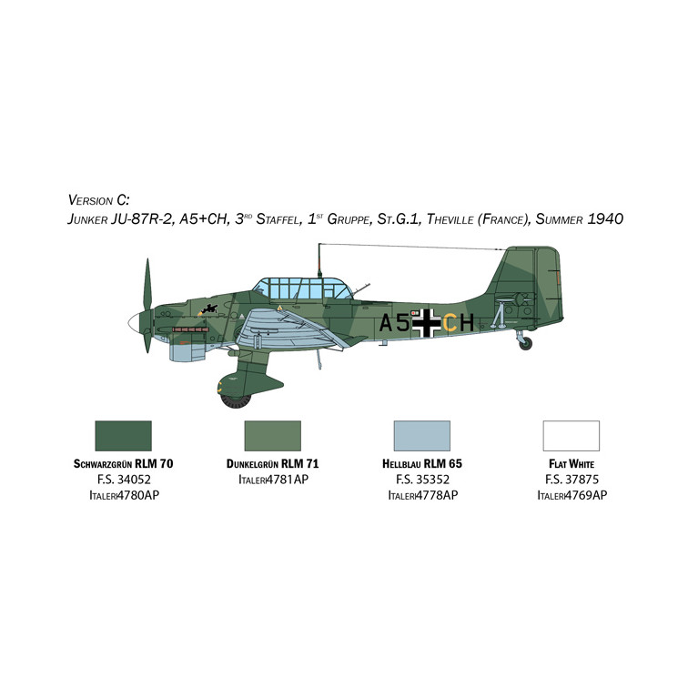 Junkers JU-87B Stuka - ITALERI 2807 - 1/48