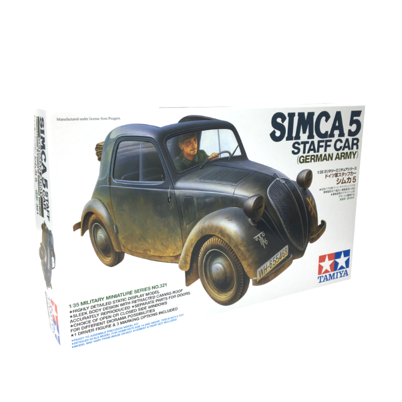 Simca 5 Staff car, armée allemande - TAMIYA 35321 - 1/35