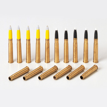 Projectiles en laiton de 88mm au 1/35e de Tiger I (KwK36/L56/FLAK36/37) - TAMIYA 35189 - 1/35