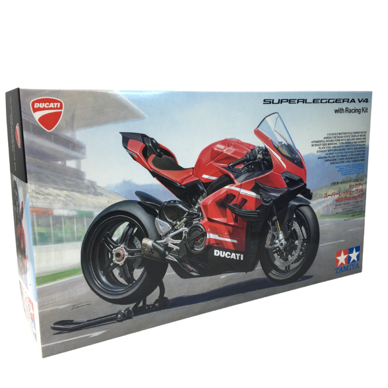 Ducati Superleggera V4, avec kit de course - TAMIYA 14143 - 1/12
