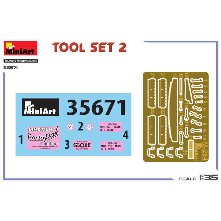 Set d'outil n°2 - MiniArt 35671 - 1/35